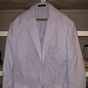 Polo by Ralph Lauren Seersucker Sport Coat Large